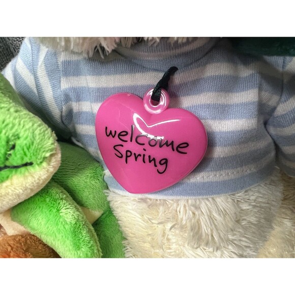 Commonwealth Rabbit Plush Frog Carrot Bunny Spring Stuffed Animal Toy Easter - Picture 4 of 13